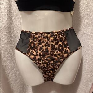 Aerie Leopard Print Bikini Bottom